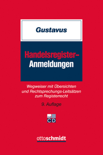 Handelsregister-Anmeldungen, m. CD-ROM