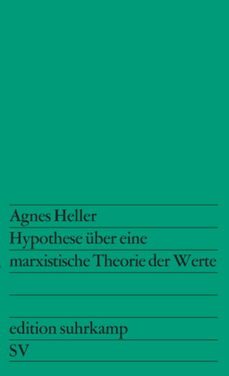 Hypothese über eine marxistische Theorie der Werte Hypothese über eine marxistische Theorie der Werte