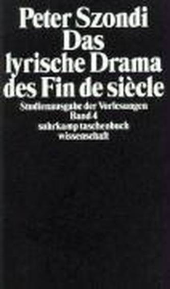 Das lyrische Drama des Fin de siecle