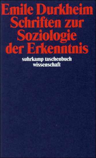 Schriften zur Soziologie der Erkenntnis Schriften zur Soziologie der Erkenntnis