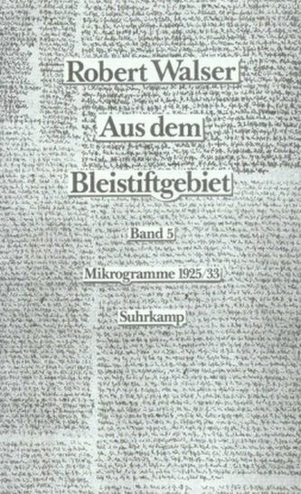 Mikrogramme aus den Jahren 1925/33, 2 Bde.