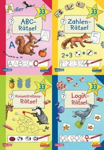 Lernspiele für den Schulanfang, 4 Bde.