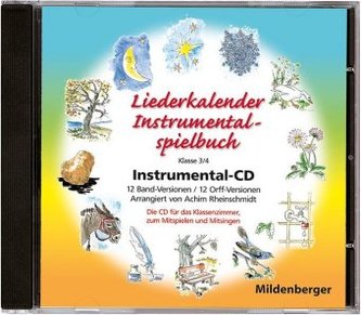 Liederkalender Instrumentalspielbuch Klasse 3/4, Instrumental-CD