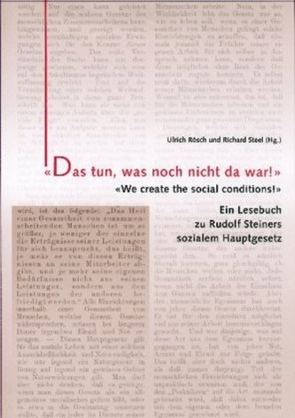 Das tun, was noch nicht da war!