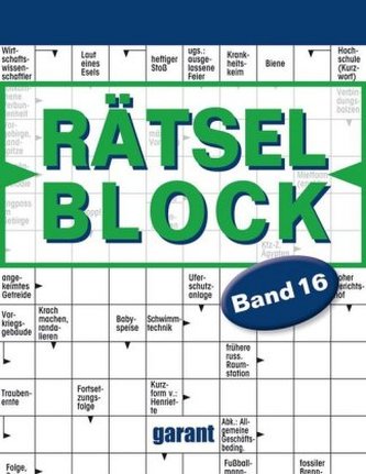 Rätselblock. Bd.16