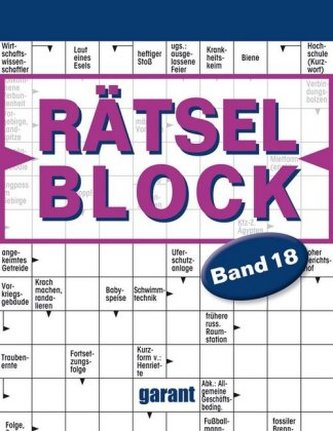 Rätselblock. Bd.18