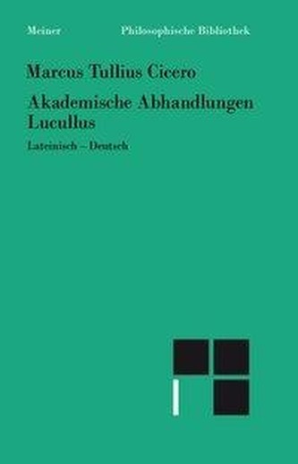 Akademische Abhandlungen, Lucullus