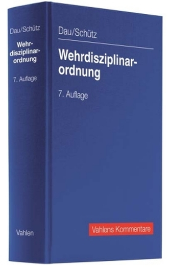 Wehrdisziplinarordnung (WDO), Kommentar