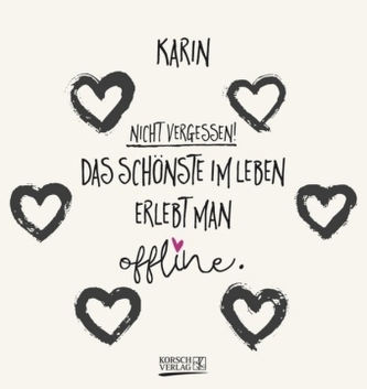 Namenskalender Karin