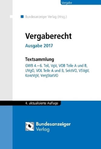 Vergaberecht, Ausgabe 2017