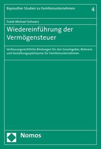 Wiedereinführung der Vermögensteuer Wiedereinführung der Vermögensteuer