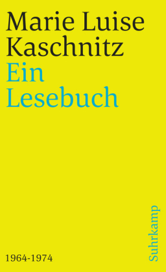 Ein Lesebuch Ein Lesebuch