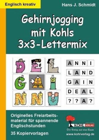 Gehirnjogging mit Kohls 3x3-Lettermix