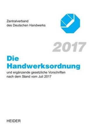 Die Handwerksordnung 2017