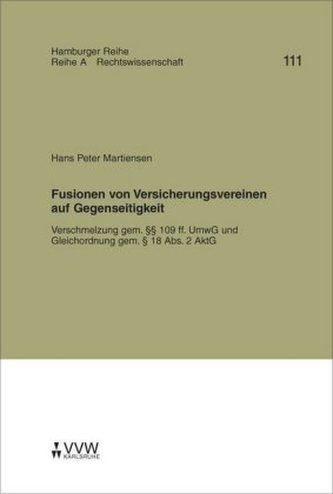 Fusionen von Versicherungsvereinen auf Gegenseitigkeit