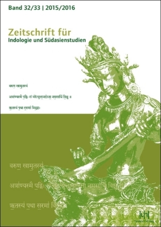 Zeitschrift für Indologie und Südasienstudien 2015/2016