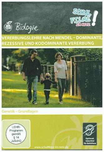 Vererbungslehre nach Mendel - dominante, rezessive und kodominante Vererbung, 1 DVD