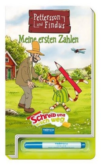 Schreib und wisch weg, Pettersson & Findus - Meine ersten Zahlen, m. Stift