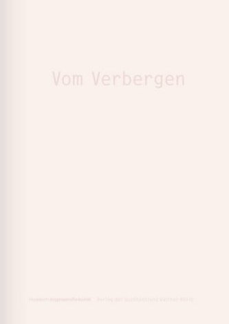 Vom Verbergen