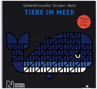 Geheimnisvolle Sticker-Welt: Tiere im Meer