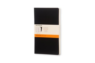 Moleskine Volant Notizheft L/A5, liniert, schwarz, 2er-Set