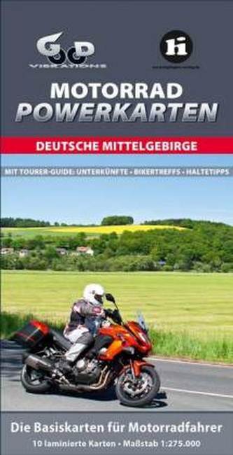 Motorrad Powerkarten Deutsche Mittelgebirge