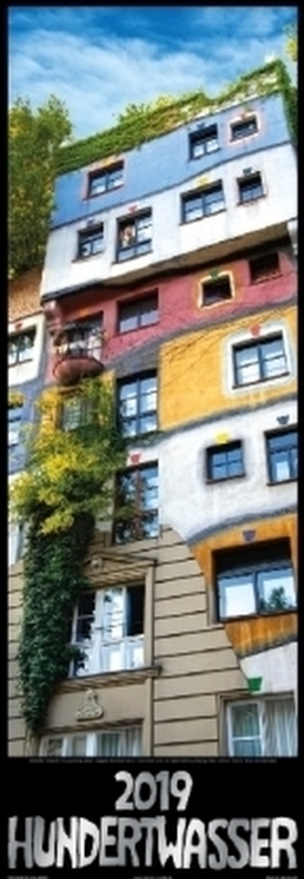 Hundertwasser Streifenkalender Architektur 2019
