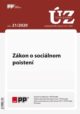 UZZ 21/2020 Zákon o sociálnom poistení