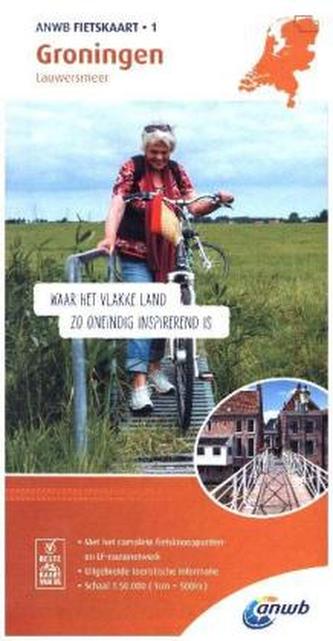 ANWB Fietskaart Groningen
