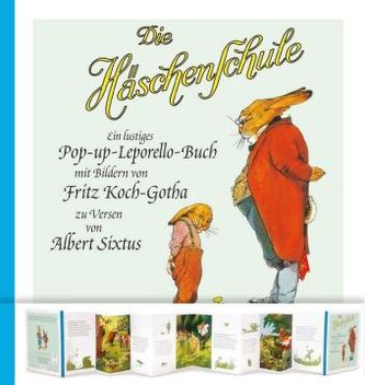 Die Häschenschule: Die Häschenschule - Ein lustiges Pop-up-Leporello-Buch