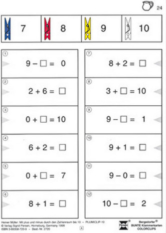 Mit Plus und Minus durch den Zahlenraum bis 10