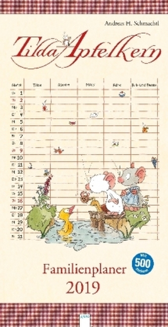 Tilda Apfelkern. Familienplaner 2019