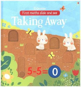 First Maths Slide and See Taking away