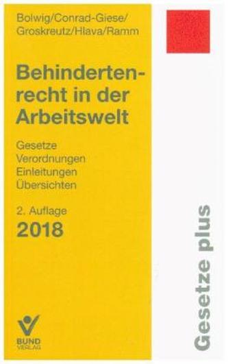 Behindertenrecht in der Arbeitswelt