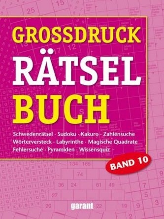 Grossdruck Rätselbuch. Bd.10