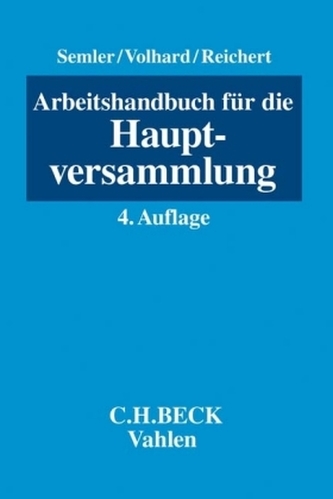Arbeitshandbuch für die Hauptversammlung