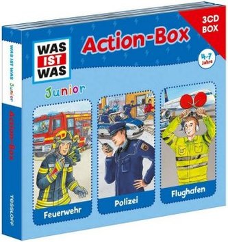 WAS IST WAS Junior Action-Box, 3 Audio-CDs