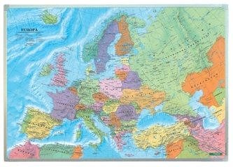 Europa politisch, Wandkarte 1:6 Mio., Markiertafel Europa politisch, Wandkarte 1:6 Mio., Markiertafel