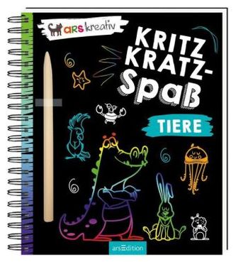 Kritzkratz-Spaß Tiere, m. Sift