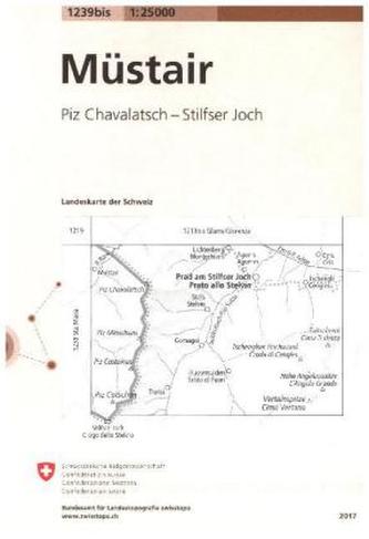 Landeskarte der Schweiz Müstair