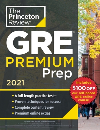 Princeton Review GRE Premium Prep, 2021