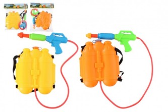 Vodní pistole s batohem/zásobníkem na záda plast 31cm