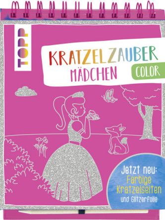 Kratzelzauber Color Mädchen, m. Holzstift