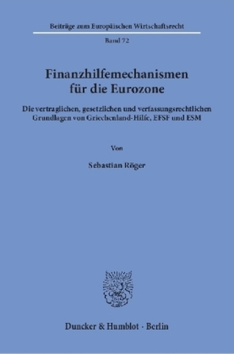 Finanzhilfemechanismen für die Eurozone.