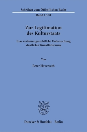 Zur Legitimation des Kulturstaats.