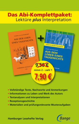 Das Abi-Komplettpaket. Lektüre plus Interpretation - Aus dem Leben eines Taugenichts