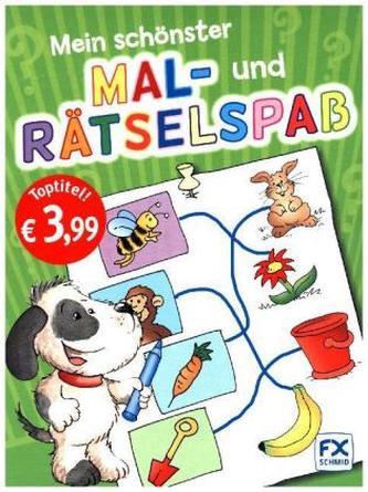 Mein schönster Mal- und Rätselspaß