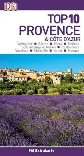 Top 10 Provence & Côte d'Azur, m. 1 Karte