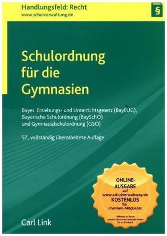 Schulordnung für die Gymnasien Schulordnung für die Gymnasien