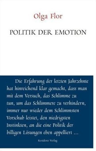 Politik der Emotion Politik der Emotion